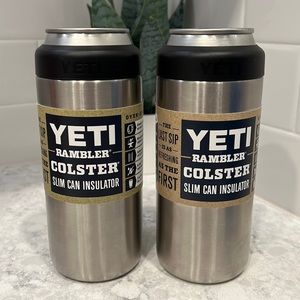 NEW YETI RAMBLER COLSTER Slim Can Insulator